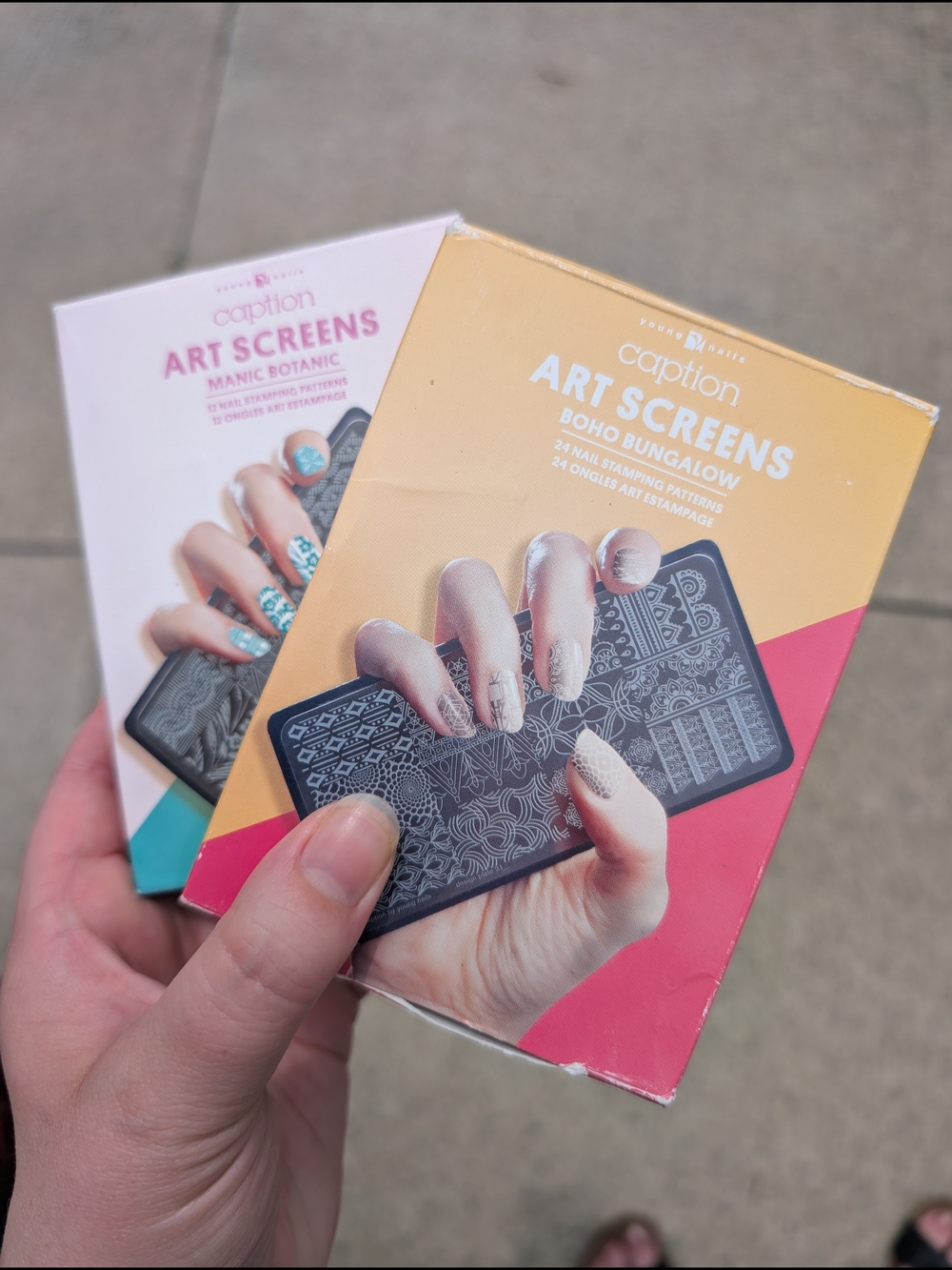 Caption Art Screens Nail Stamping Plates - Boho & Botanical